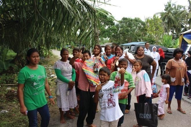 Children’s nutrition programme: Community outreach in an Orang Asli village, Johor Bahru.