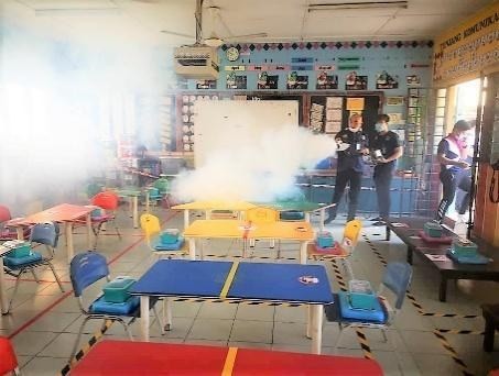 Community disinfection programme: Support for community premises during 2020–2021.