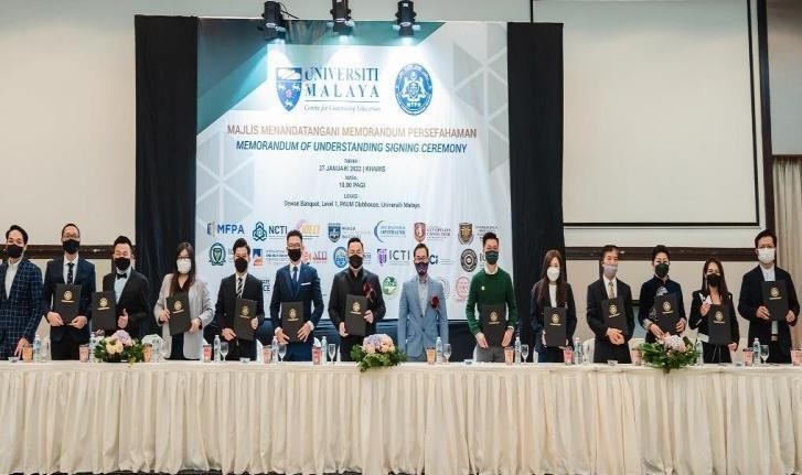 Memorandum of Understanding: Cooperation with 23 registered institutions · Kuala Lumpur, 27 January 2022.