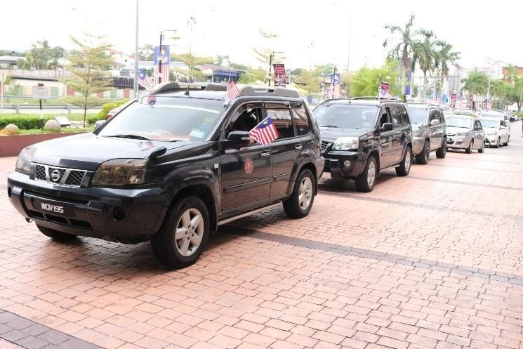 Kembara Merdeka Jalur Gemilang: Community participation · Johor Bahru, 2020.
